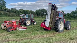 Fiatagri 110-90 finished mowing in Milltown