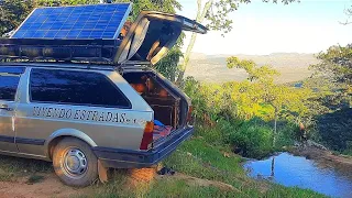 Assim foi nosso primeiro dia vivendo no carro pela ESTRADA REAL