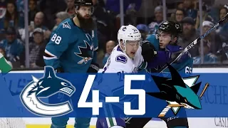 Canucks vs Sharks | Highlights | Dec. 21, 2017 [HD]