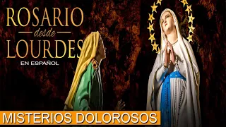 Rosario desde Lourdes en Español de HOY MISTERIOS DOLOROSOS martes 28 de mayo de 2024