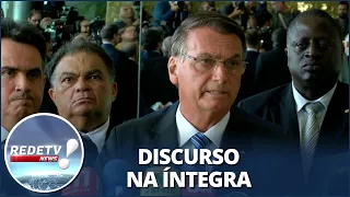 JAIR BOLSONARO FAZ DECLARAÇÃO APÓS DERROTA NAS ELEIÇÕES