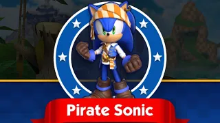 Pirate Sonic unlocked in Sonic Dash: Part 1 of 2 (Super Silver coming soon)