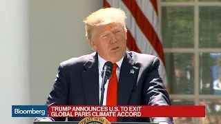Trump Announces U.S. Withdrawal From Paris Climate Accord