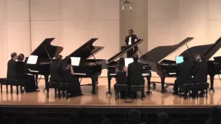 William Tell Overture by Rossini (4 pianos, 16 hands)