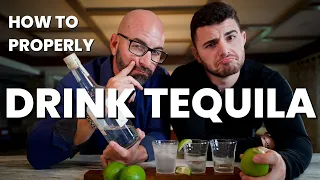 Learning how to PROPERLY drink tequila!