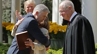 Watch Neil Gorsuch swear in as a Supreme Court justice