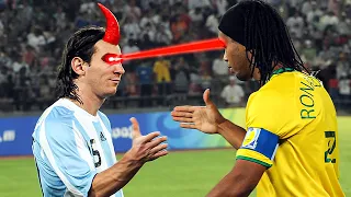 Ronaldinho se ARREPENDEU de tentar HUMILHAR Messi