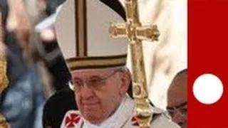 Pope Francis holds his inauguration Mass