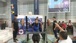 powerlifter competition Meghalaya Squats Bench press deadlifts #total #weight #390 kg