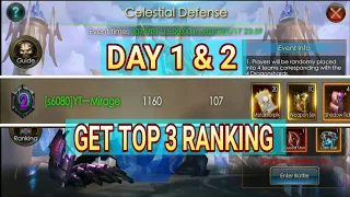 CELESTIAL DEFENSE GET RANK TOP 3 || LEGACY OF DISCORD