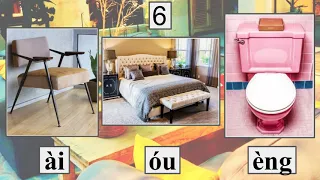 Learn Chinese: 家具 / Furniture / Möbel - A1 Video Quiz