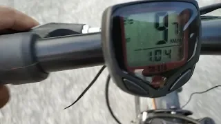 how to install bicycle computer odometer speedometer just rs.258