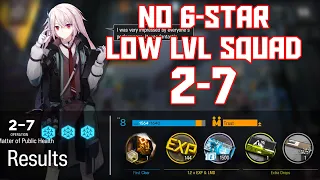 【明日方舟/Arknights】[2-7] - Low Lvl-Rarity Squad - Arknights Strategy