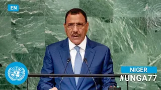 🇳🇪 Niger  - President Addresses United Nations General Debate, 77th Session (English) | #UNGA