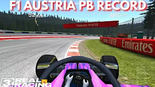 F1 Austria PB Record Hotlap 59,656s + Settings | Real Racing 3