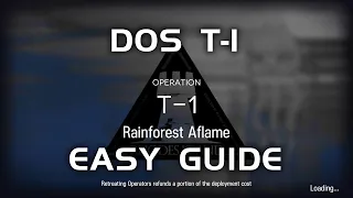 T-1 DOS | AFK&Easy Guide | Design of Strife | 【Arknights】