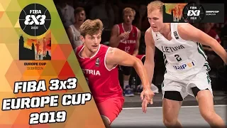 Lithuania v Austria | Men's Full Game | FIBA 3x3 Europe Cup 2019