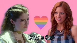 only a girl | beca + chloe (bechloe) pitch perfect