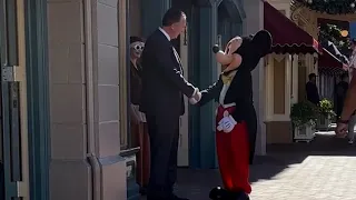 The story behind viral video of Walt Disney look-a-like surprising Mickey Mouse