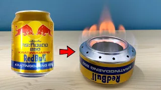 How To Make A High Heat & Low Fuel Consumption Alcohol Stoves | DIY Camping Gear