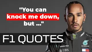 F1 Motivational Quotes by Lewis Hamilton