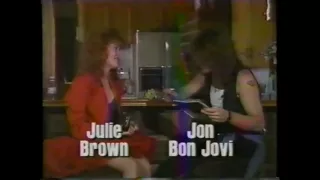 Jon Bon Jovi and Julie Brown Interview 1990 Part2