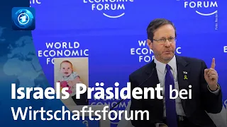 Israels Präsident Herzog bei Weltwirtschaftsforum in Davos