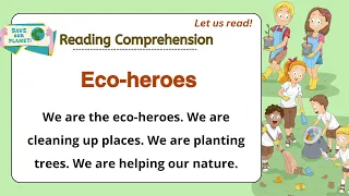 Reading Comprehension Practice I Kids save the planet. I  Let Us Read! I with Teacher Jake