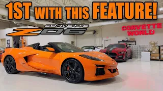 Corvette World's 2nd 2023 C8 Z06 & it has an Amazing FEATURE!