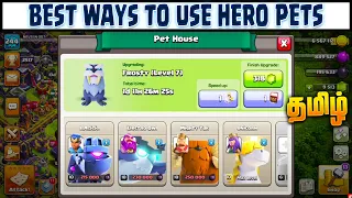 Best way to Use Hero Pets | Clash of Clans (Tamil)