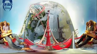Big sale ! 9D VR roller coaster 360 degree flight simulator