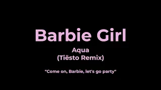 Aqua - Barbie Girl (Tiësto Remix) (Karaoke)