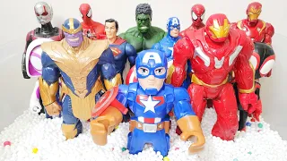 CAPTAIN AMERICA vs SPIDERMAN vs HULK AVENGERS THANOS,HULK CARTOON, IRONMAN,BATMAN, AVENGERS ASSEMBLE