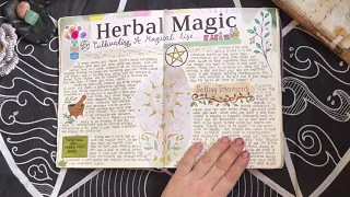 Kitchen Witch Book Of Shadows Flip Through