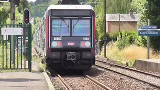 Z20500 Carmillon : Départ de la gare de Saint Chéron sur la ligne C du RER