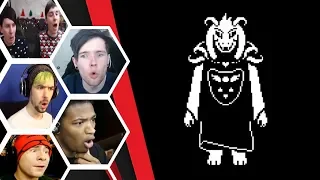 Let's Players Reaction To Asriel Dreemurr | Undertale