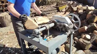 № 12  Дровокол редукторний  220 вольт.Wood splitter 220 volt.Homemade Wood Splitter