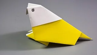 How to make a paper pigeon | Origami bird