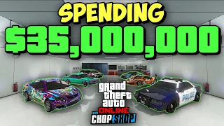 I Spent $35 Million on GTA Online Chop Shop DLC | GTA Online Chop Shop DLC Spending Spree