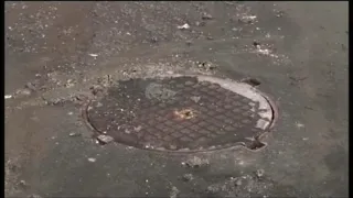 Прорыв канализации на улице Советская