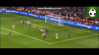 Toni Kross amazing goal vs Arsenal (19.02.2014) Champions League