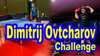 Dimitrij Ovtcharov Challenge! Пробую повторить за Дмитрием Овчаровым | Настольный Теннис