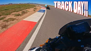 Took the 2023 MT-09SP to the track!!