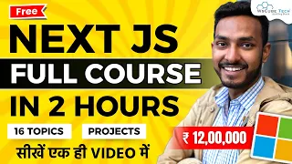 Next JS Full Course for Beginners with Practical [2024] | Next JS Tutorial for FREE