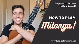 How to play Milonga - Basic rhythms