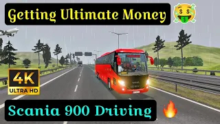 🚌 Bus Simulator ultimate Scania Most Powerfull Bus Driving By Crazy driver 🔥 | Ultimate money 🤑