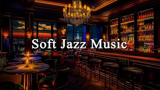 Smooth Jazz Piano Music with Romantic Bar - Relaxing Jazz Background Music for Chilling and Dating