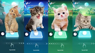 CUTE CATS JISOO FLOWER VS LALISA MONEY VS FIFTY FIFTY CUPID VS DUA LIPA & MARTIN GARRIX SCARED TILES