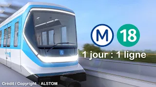 1 jour : 1 ligne – Métro 18