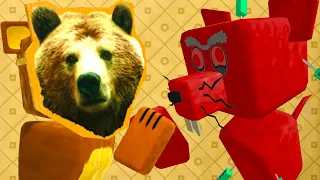 Крысы vs Супер Мишки Кида #58 Мисии Тристопио в Super Bear Adventure на пурумчата